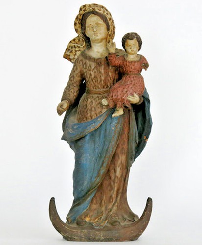 Statua madonna terracotta - in,
