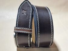 CINTURA IN PURO CUOIO DI TORO ARTIGIANALE 4 CM DI LARGHEZZA PRODOTTO ITALIANO 