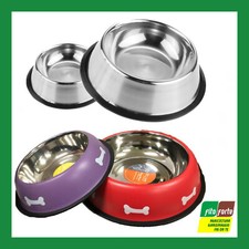 CIOTOLE PER CANI E GATTI PET TRIBE MANGIME CIOTOLA ACCIAIO SUPPORTO ANTISCIVOLO