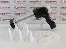 PISTOLA PER DOLCI SPARABISCOTTI / COOKIES PRESS GUN - CAKE ICING DECORATING SET
