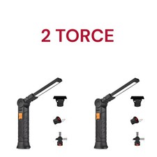 2 TORCE A LED LAMPADE GRANDE