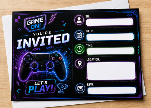 Inviti festa gioco - , bambini