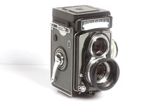 Rolleiflex T TLR 6x6 grigio con Carl Zeiss Tessar 3,5/75