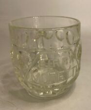 boccale Calice birra moretti Vetro Vintage Cm 8,5x7,5 Anni 60 #2