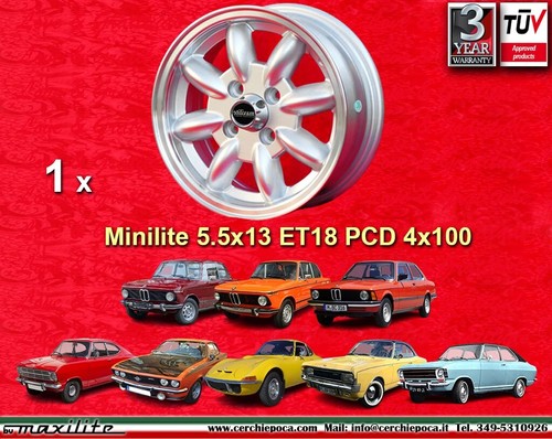 Cerchio bmw opel minilite - 1,