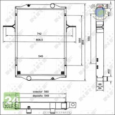 Radiatore acqua NRF per