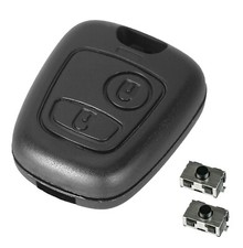 Coque plip clé télécommande Pour Peugeot 206 206+ 206 SW 206 cc +2 bouton switch