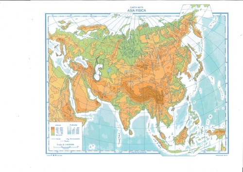 Asia muta cartina geografica - ,