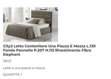 Letto contenitore una piazza - contenitore,