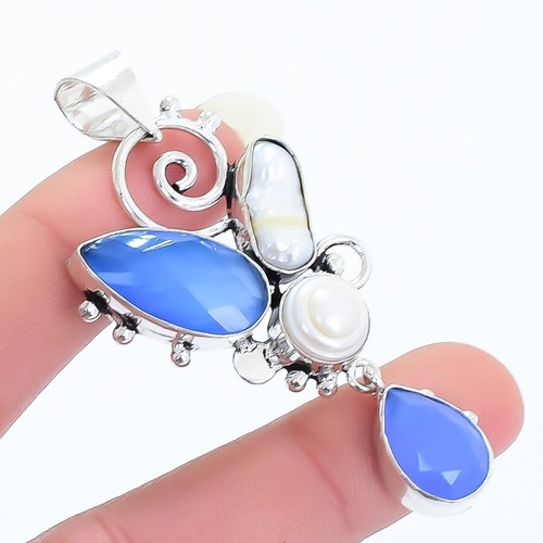 Pendente argento fatto a - in,