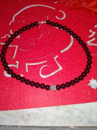 Collana donna onice nera - collana,
