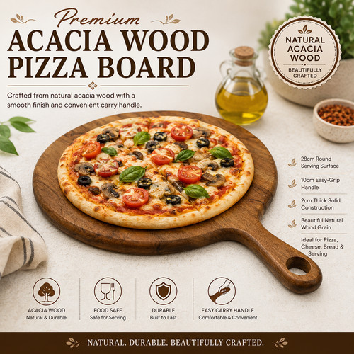 Tagliere rotondo per pizza - , in
