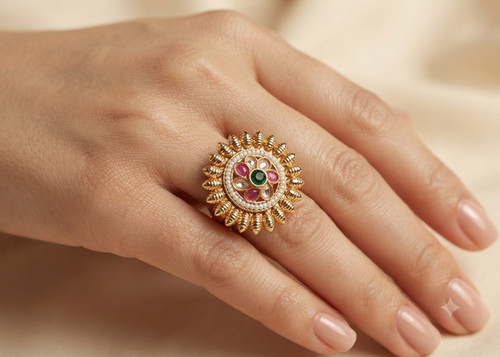 Anello eliza polki heritage - anello,