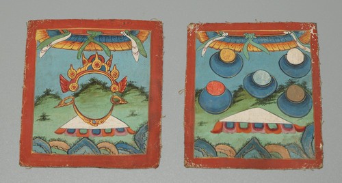 Coppia tibet 1800 antico - coppia,