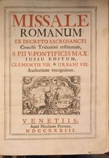 MISSALE ROMANUM EX DECRETO