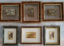 Lotto 6 quadretti Lastra In Argento 925