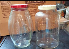 Vasi in vetro ciliege Bonomelli e Arrigoni anni 60/70