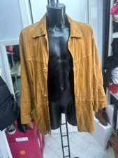 Vera Pelle Giacca In Pelle Di Renna Uomo Man Tg50 Marrone LLV1427