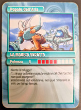 GORMITI serie 1 Prima LA MAGICA VEDETTA carta italiana - senza personaggio