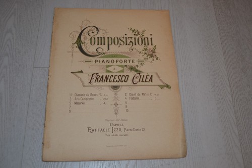 Francesco cilea mazurka per - -,