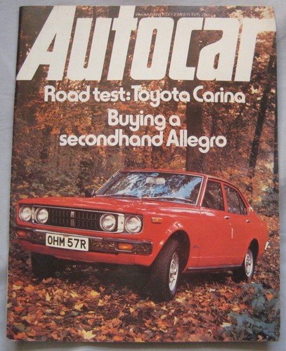 Autocar magazine december - autocar,