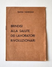VANEIGEM Brindisi alla salute