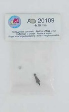 testa unibal  4 mm x10mm con dado  Mantua Model 20109