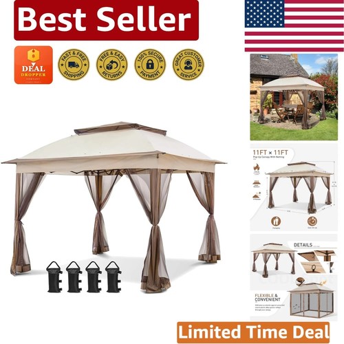 Portable 11x11 outdoor gazebo - 11x11,
