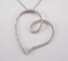 Ciondolo cuore moissanite