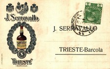 TRIESTE - Vino di China SERRAVALLO - Pubblicitaria - VG - PU319