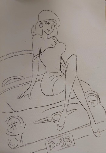 Disegno matita schizzo - a,