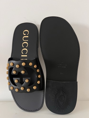 Gucci sandali uomo neri - , con
