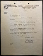 1938 **BEUGLER MANUFACTURING COMPANY** LOS ANGELES, CALIF. LETTHERHEAD+VIGNETTA!