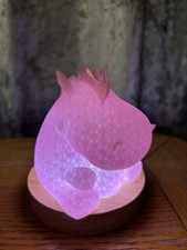 Luce notturna rosa ippopotamo-mais molto carina