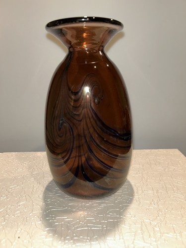 Vaso artistico vetro soffiato