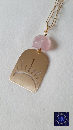 Collana elegante ottone - , e
