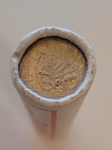 Rotolino fdc 100 lire - pz.,