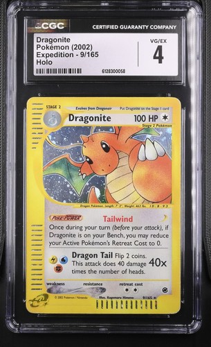 Pokemon card cgc dragonite - pokemon,