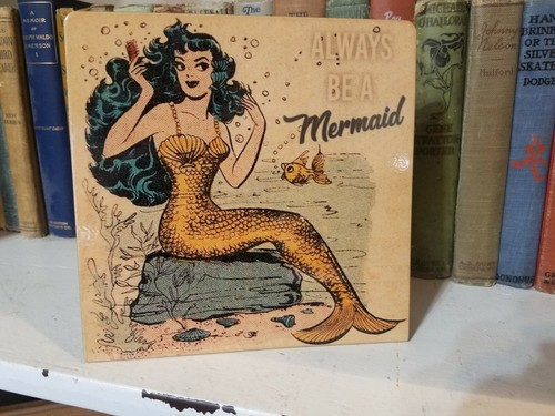 Insegna vintage arte - , sirena