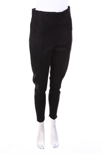 Zara treggings ecopelle nero - zara, l