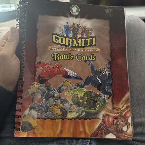 Album gormiti battle cards - album,