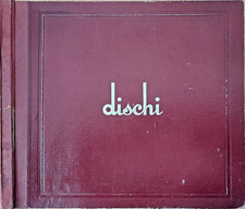 RACCOGLITORE CON N.10 DISCHI 78 GIRI IN GOMMALACCA DIM. 12"-10" ANNO 1943/48/53