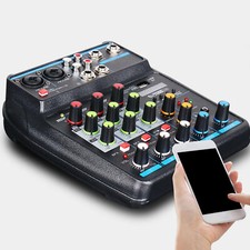 Mixer Professionale 4 Canali USB Karaoke Feste Dj BLUETOOTH SPEDIZIONE IMMEDIATA