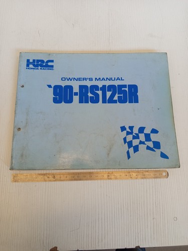 Owner manual honda - hrc, 1990