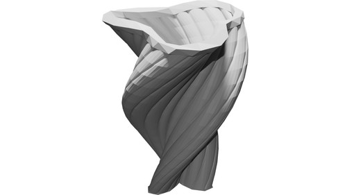 Vaso decorativo vortex design - vortex,