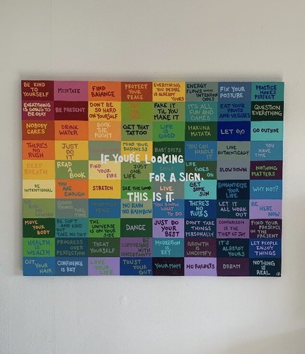 Quadro acrilico originale - , su