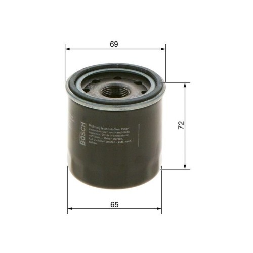 Filtro olio bosch f026407001 - filtro,
