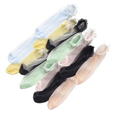  7 paia di deliziosi calzini ultrasottili calzini corti elastici in pizzo