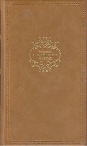Gespräche mit goethe den - mit, in