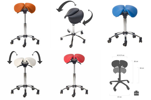 Sgabello sella girevole - da,